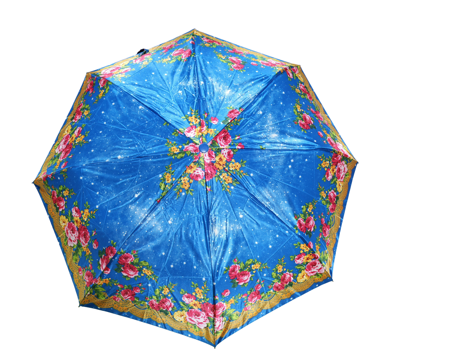 8 Rib Shankar Floral Umbrella – Stylish & Durable Rain Protection